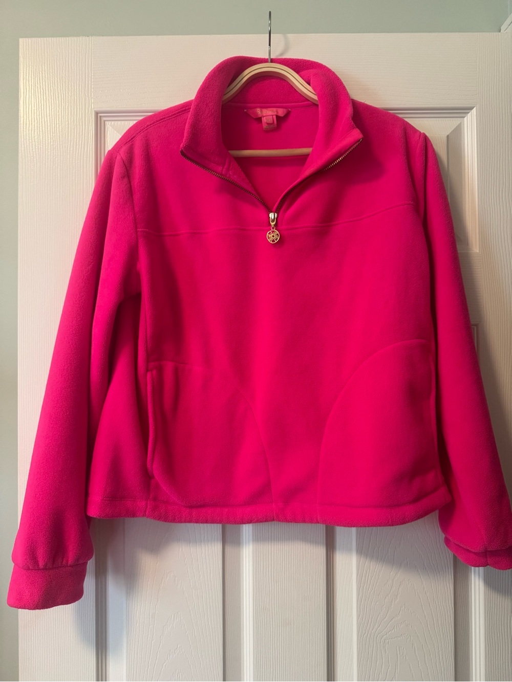 Lilly Pulitzer Fleece Quarter Zip Pullover - XS. Excellent Condition